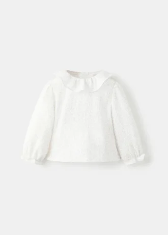 Blouse en coton à imprimé floral