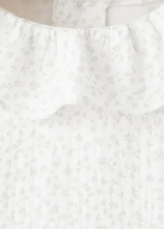 Blouse en coton à imprimé floral