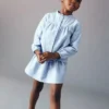 Blouse en coton rayé