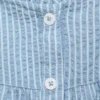 Blouse en coton rayé