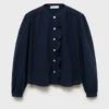Blouse en coton à volants