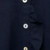 Blouse en coton à volants