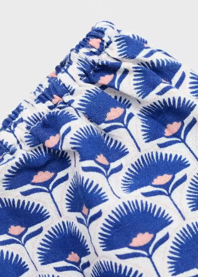 Blouse en lin imprimée