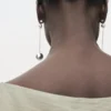 Blouse en modal à col asymétrique