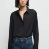 Blouse fluide à manches longues