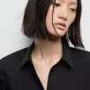 Blouse fluide à manches longues
