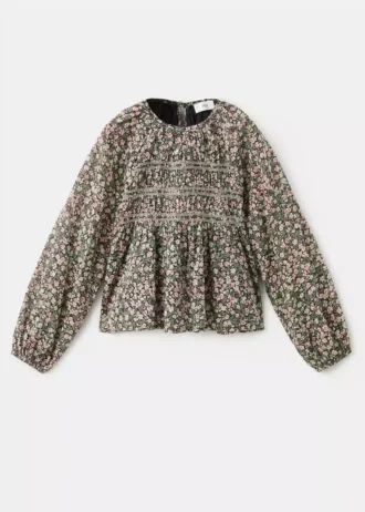 Blouse à imprimé floral