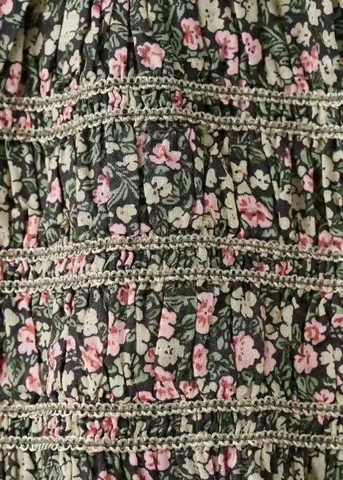 Blouse à imprimé floral