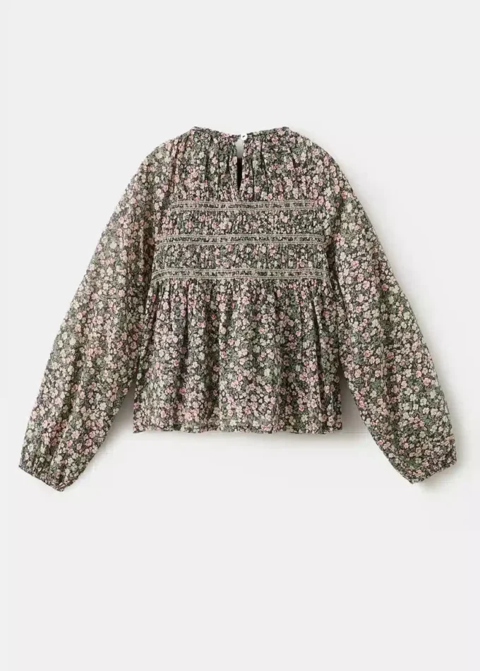 Blouse à imprimé floral