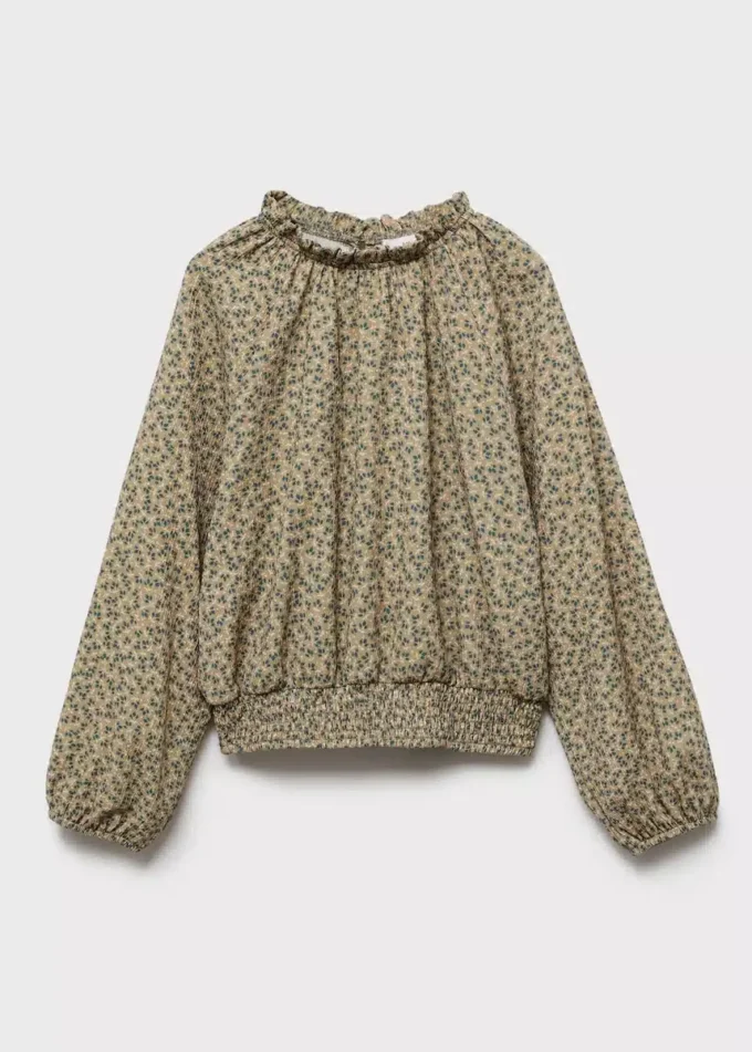 Blouse à imprimé floral