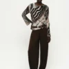 Blouse imprimé zèbre