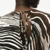Blouse imprimé zèbre