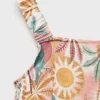 Blouse imprimée asymétrique