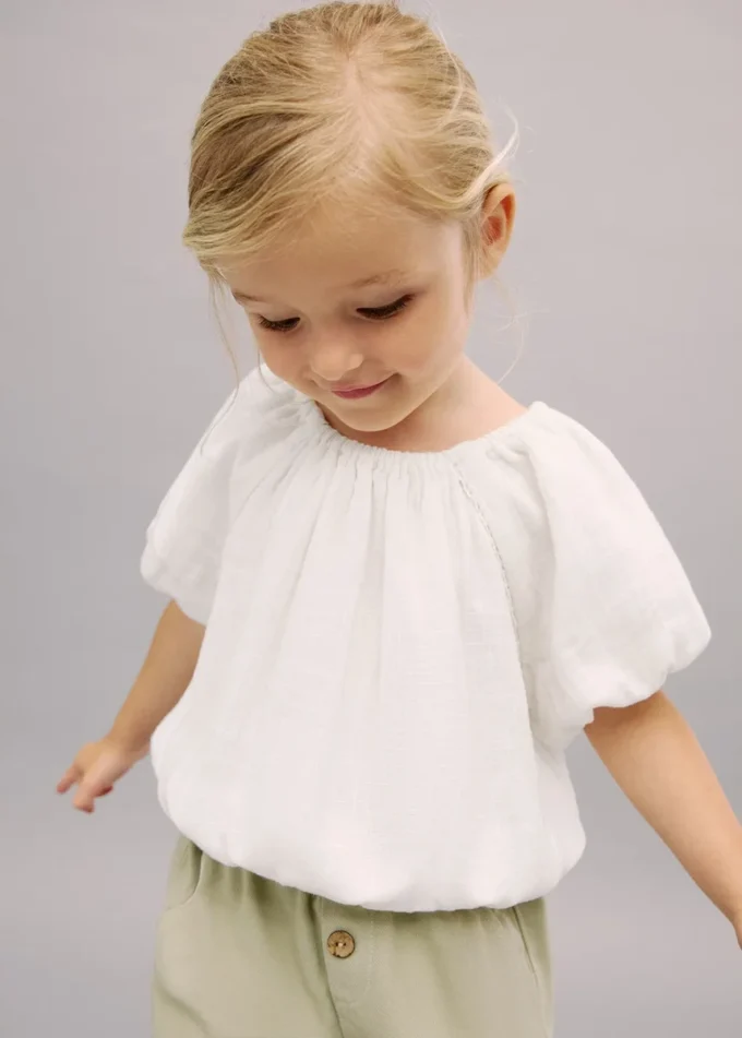 Blouse à manches bouffantes Blouse à manches bouffantes