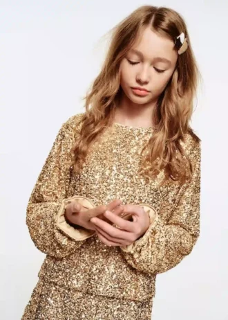 Blouse à paillettes
