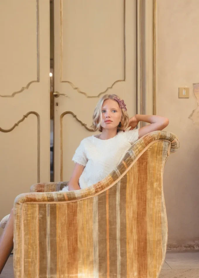 Blouse à paillettes