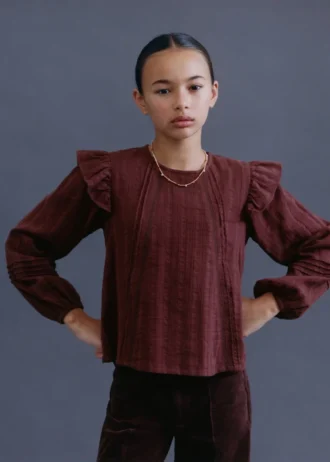 Blouse à plis