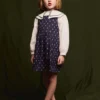 Blouse rayée à col Claudine
