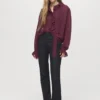 Blouse à volants avec foulard
