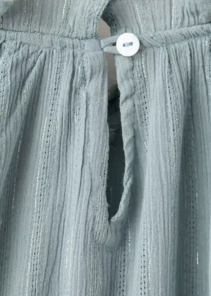 Blouse à volants en lurex Blouse à volants en lurex