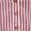 Blouse à volants et motif rayé