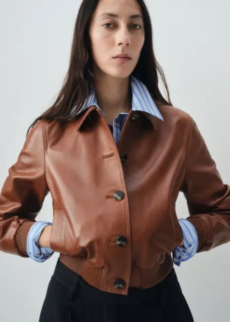 Blouson aviateur 100 % cuir