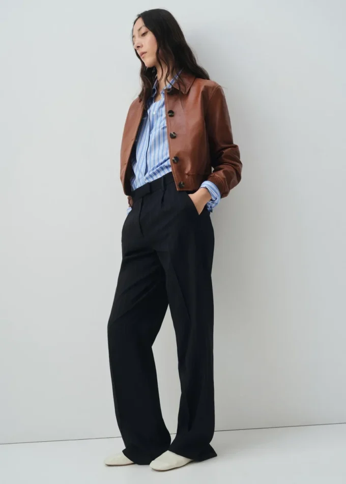 Blouson aviateur 100 % cuir
