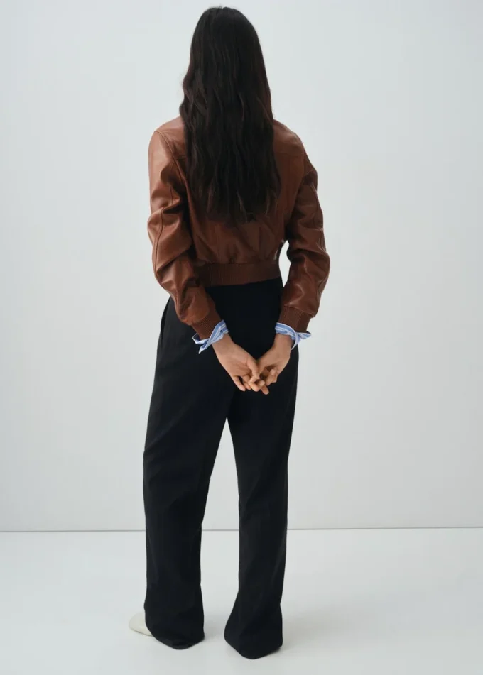 Blouson aviateur 100 % cuir