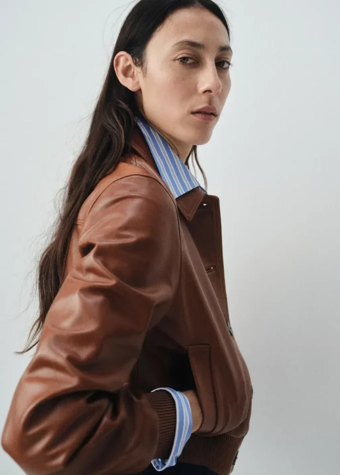 Blouson aviateur 100 % cuir