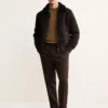 Blouson aviateur 100 % cuir suédé