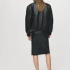 Blouson aviateur en cuir