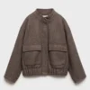 Blouson bomber avec poches