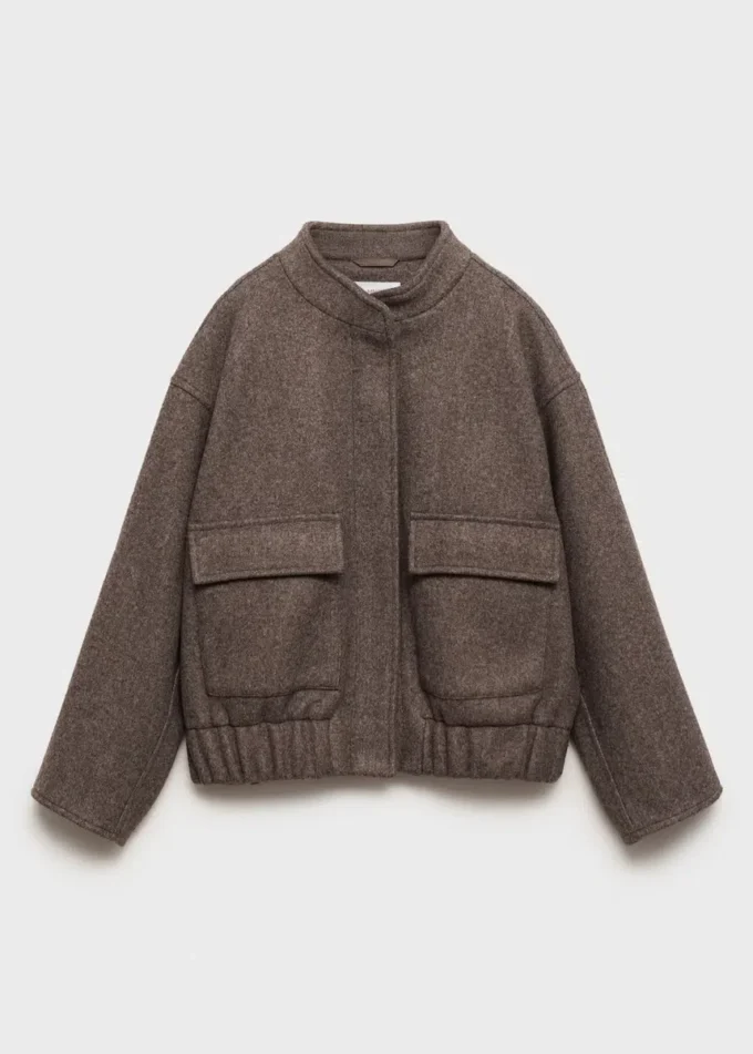 Blouson bomber avec poches