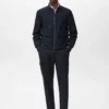 Blouson bomber compact et déperlant
