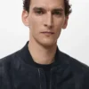 Blouson bomber effet suédé