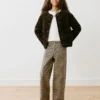 Blouson bomber imprimé léopard