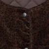 Blouson bomber imprimé léopard