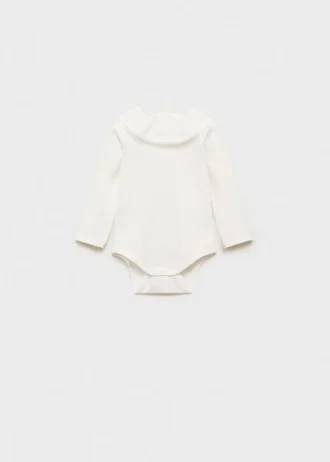Body à col babydoll brodé