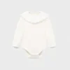 Body en coton avec encolure babydoll Body en coton avec encolure babydoll