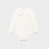 Body en coton avec encolure babydoll Body en coton avec encolure babydoll