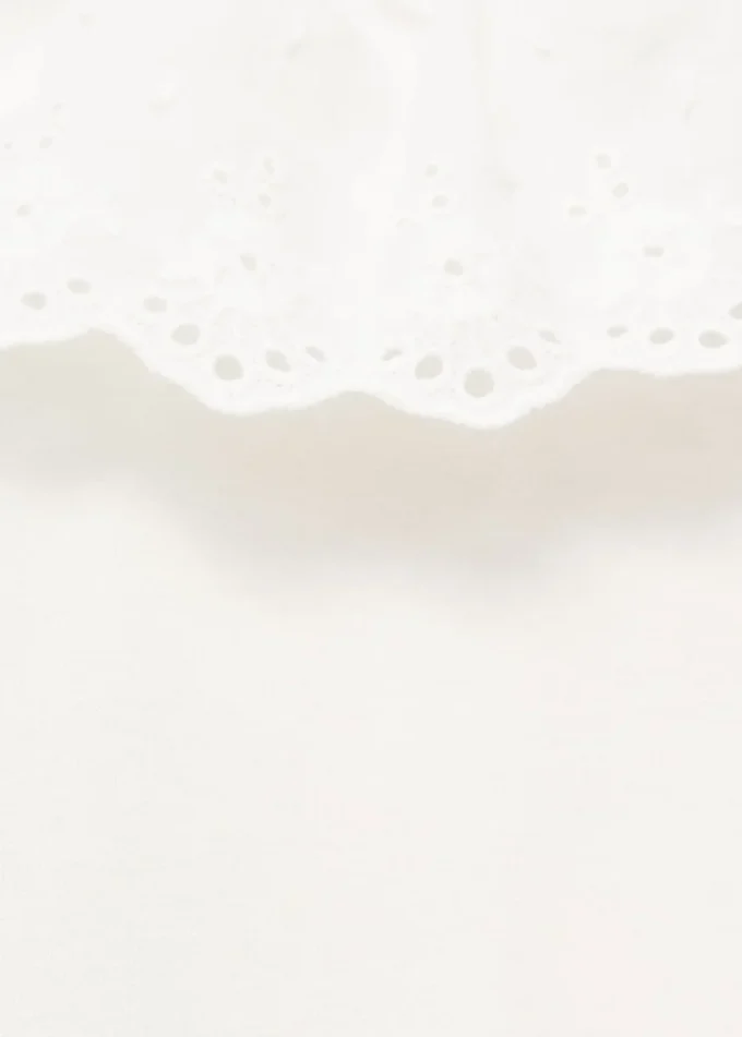 Body en coton avec encolure babydoll Body en coton avec encolure babydoll
