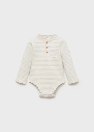 Body rayé en coton