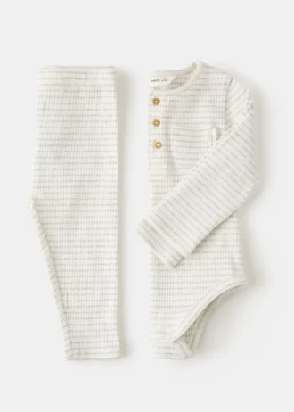 Body rayé en coton