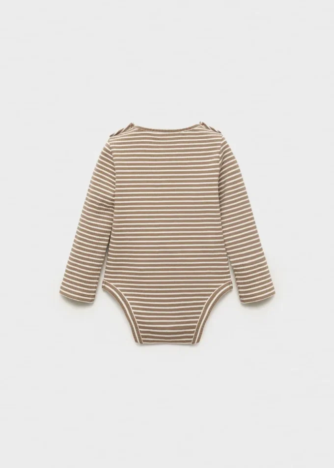Body rayé en coton Body rayé en coton