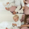 Body rayé en coton pour bébé