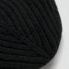 Bonnet en coton côtelé