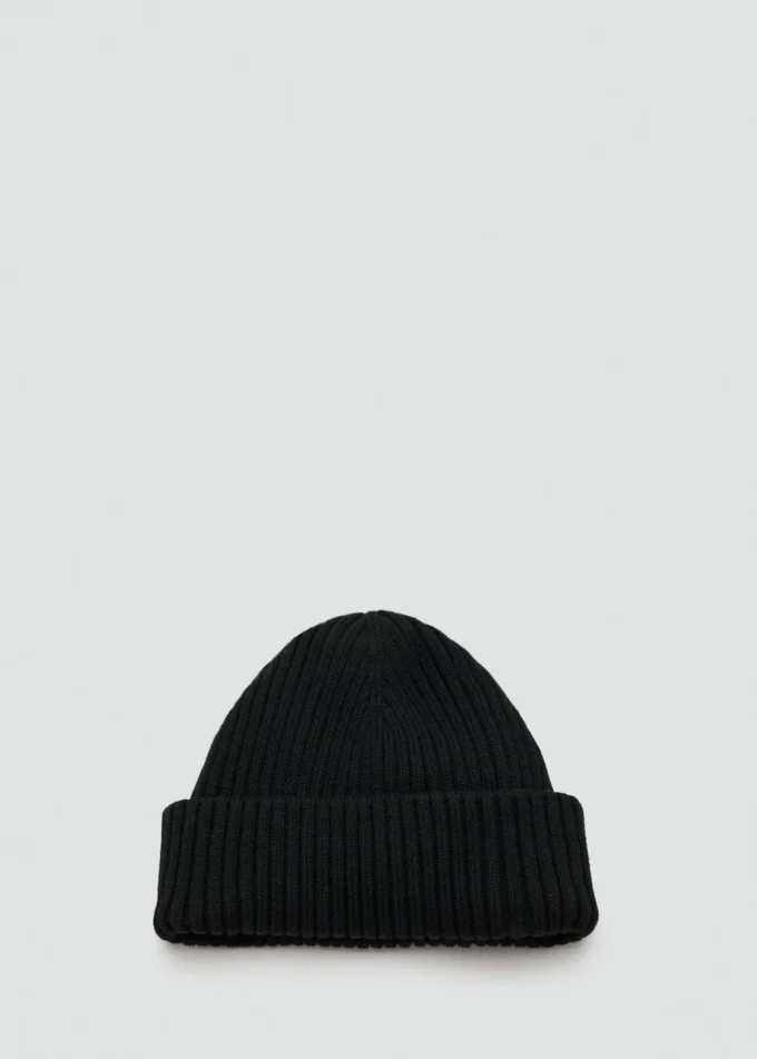 Bonnet en coton côtelé