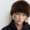 Bonnet en fausse fourrure