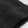Bonnet en laine côtelé