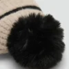 Bonnet en tricot rayé